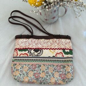American Eagle Outfitters Floral Patchwork Shoulder Bag